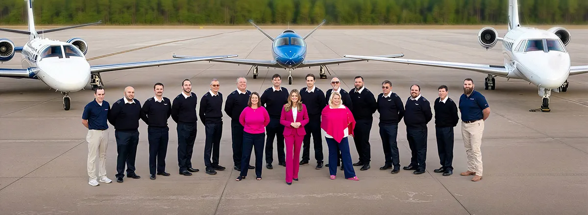Photo: The Bravo Air team